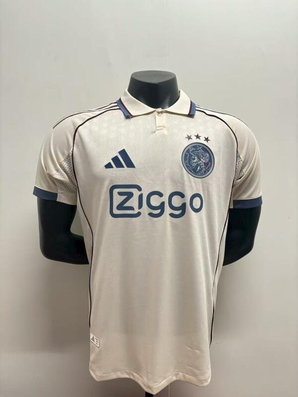 AAA Quality Ajax 25/26 Third Light Beige Jersey(Player)